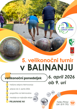Turnir v balinanju 2026